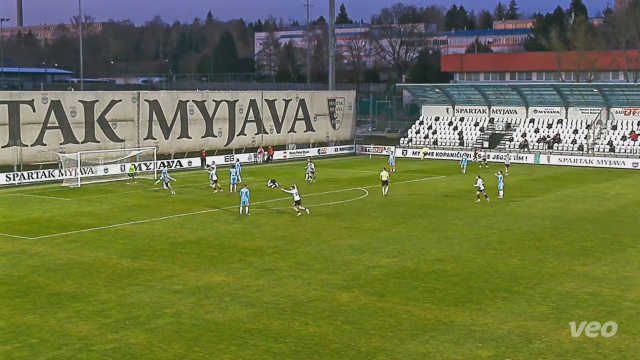 21.kolo 3. ligy západ  Spartak Myjava - FK Slovan Duslo Šaľa