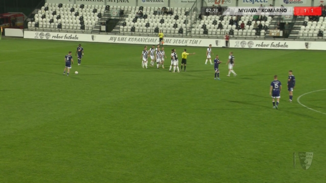 Futbal Spartak Myjava - KFC Komárno 28. kolo 2. ligy