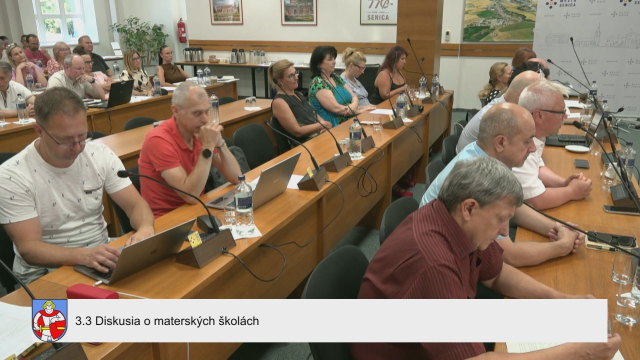 Záznam  zasadnutia Mestského zastupiteľstva v Senici 25.6.2026